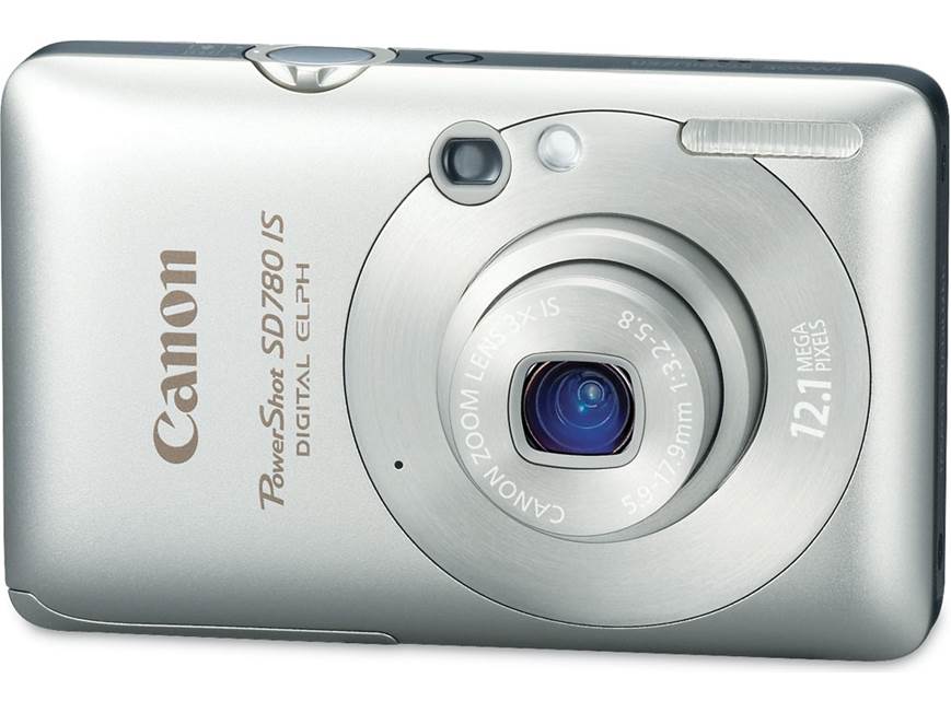 Canon PowerShot SD780 IS (Silver) 12-megapixel digital camera with