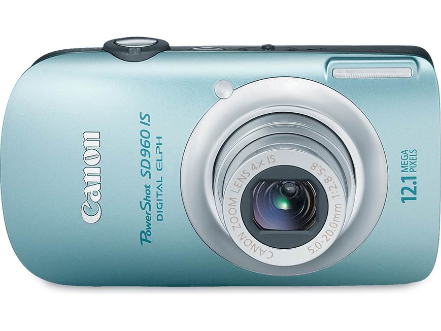 Canon PowerShot SD960 IS (Blue) 12-megapixel digital camera with
