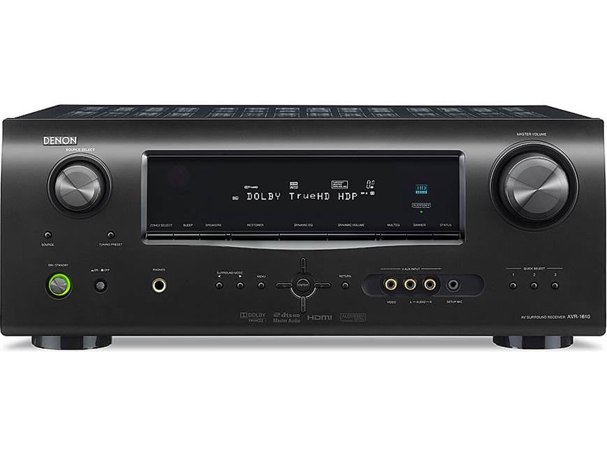 Denon AVR-1610 Home theatre receiver with HDMI switching at