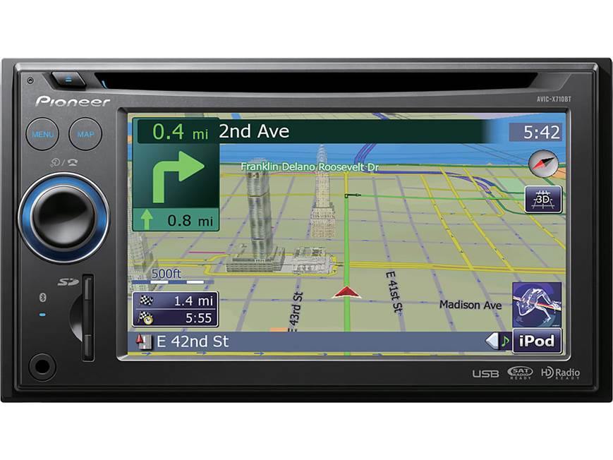 Pioneer AVIC-X710BT Navigation receiver at Crutchfield Canada