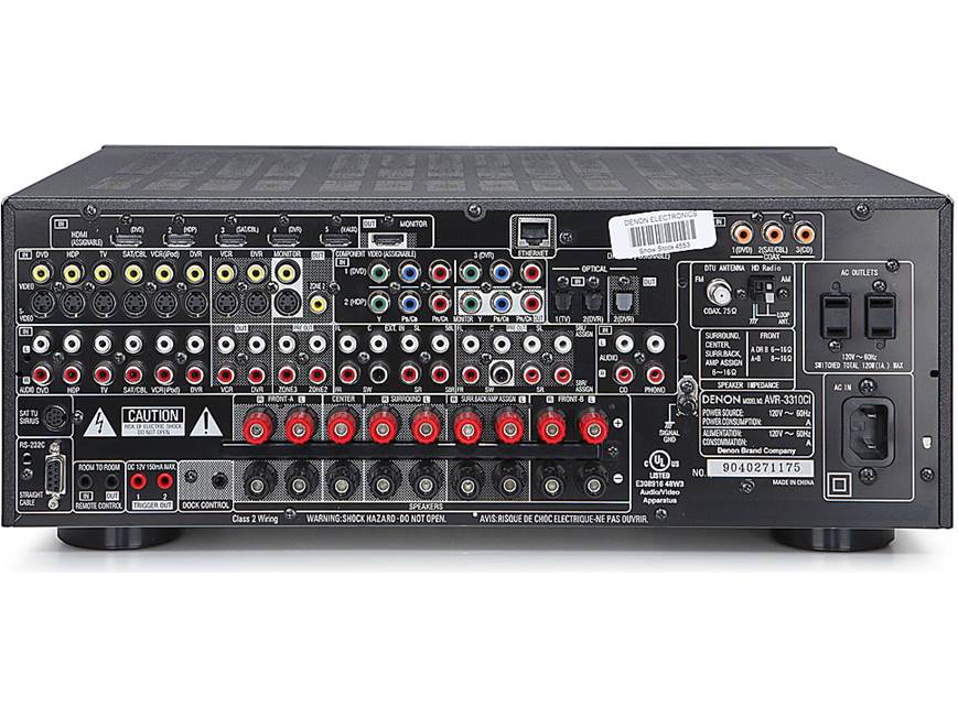 Denon AVR-3310CI Home theatre receiver, Internet-ready at