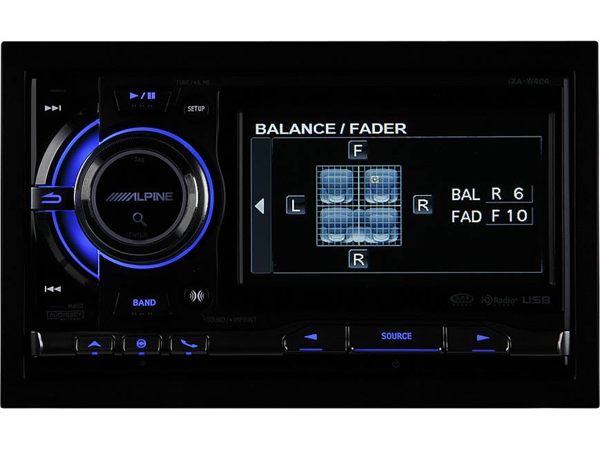 Alpine iXA-W404 Digital media receiver at Crutchfield Canada