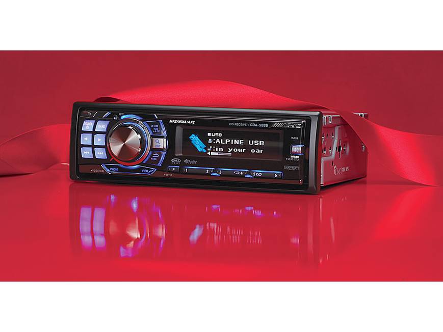 Alpine CDA-9886 CD receiver at Crutchfield Canada