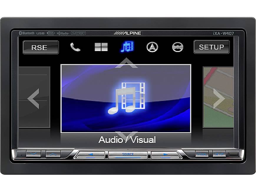 Alpine iXA-W407 Digital media receiver at Crutchfield Canada