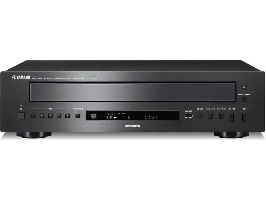 Yamaha CD-C600 5-disc CD changer/USB port for select iPods® at