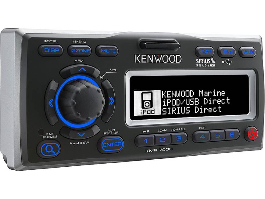 Kenwood KMR-700U Marine digital media receiver at Crutchfield Canada