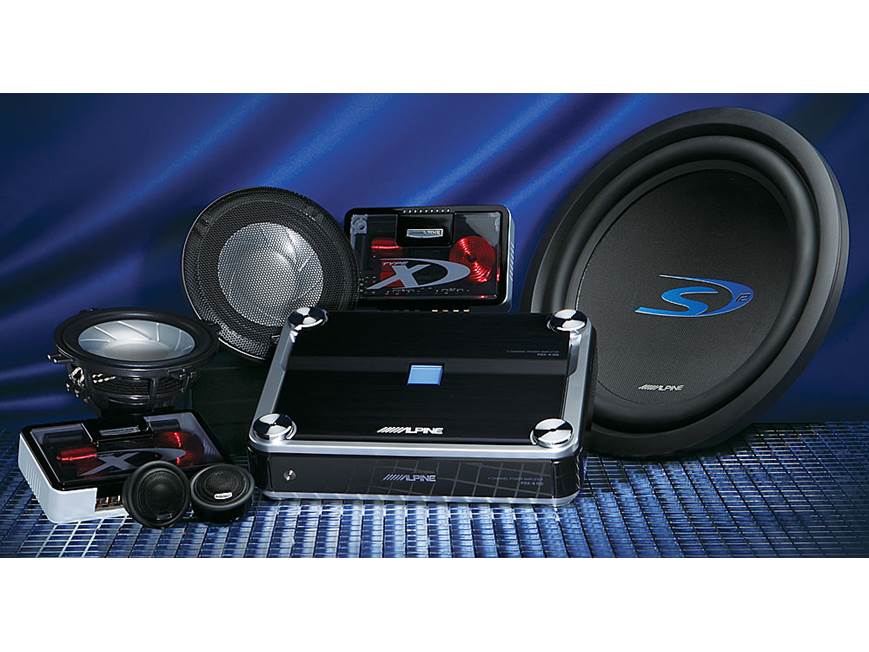 Alpine PDX-4.100 4-channel car amplifier 100 watts RMS x 4 at