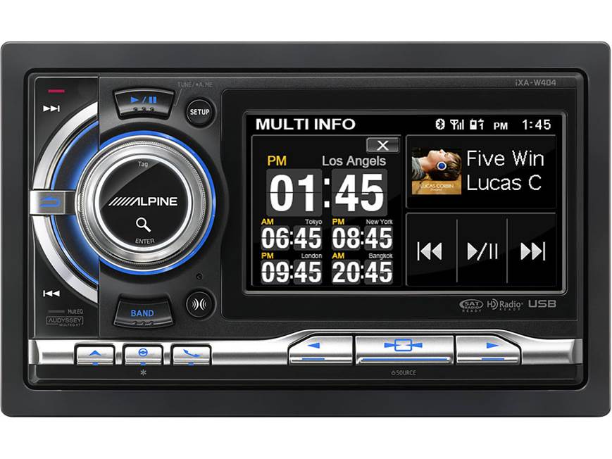 Alpine iXA-W404 Digital media receiver at Crutchfield Canada