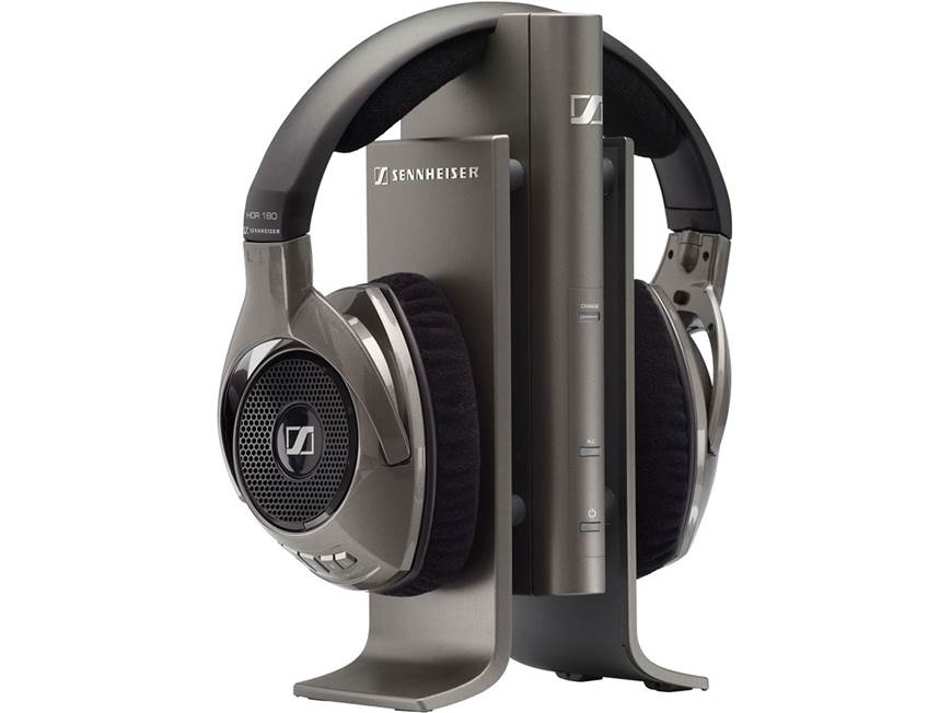 Sennheiser RS 180 ワイヤレスヘッドホン フルセット Sennheiser RS 180 Wireless headphones with docking station at