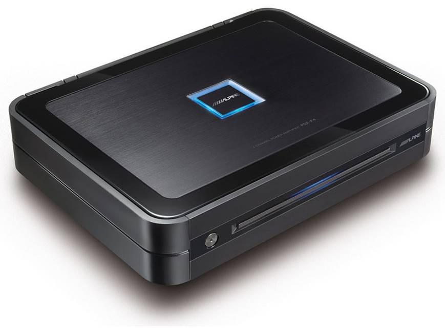 ALPINE PDX-F4 4チャンネルパワーアンプ Alpine PDX-F4 4-channel car amplifier — 100 watts RMS x 4 at