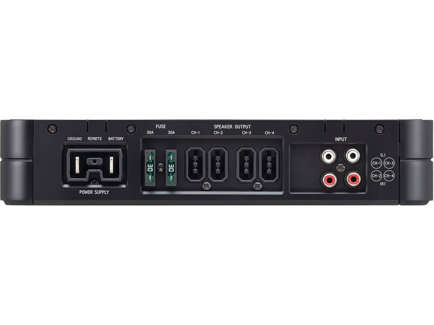 Alpine PDX-F6 4-channel car amplifier — 150 watts RMS x 4 at