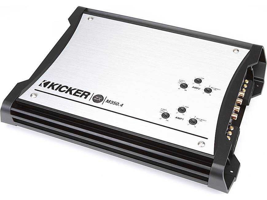 Kicker ZXM350.4 Marine amplifier — 60 watts RMS x 4 at Crutchfield
