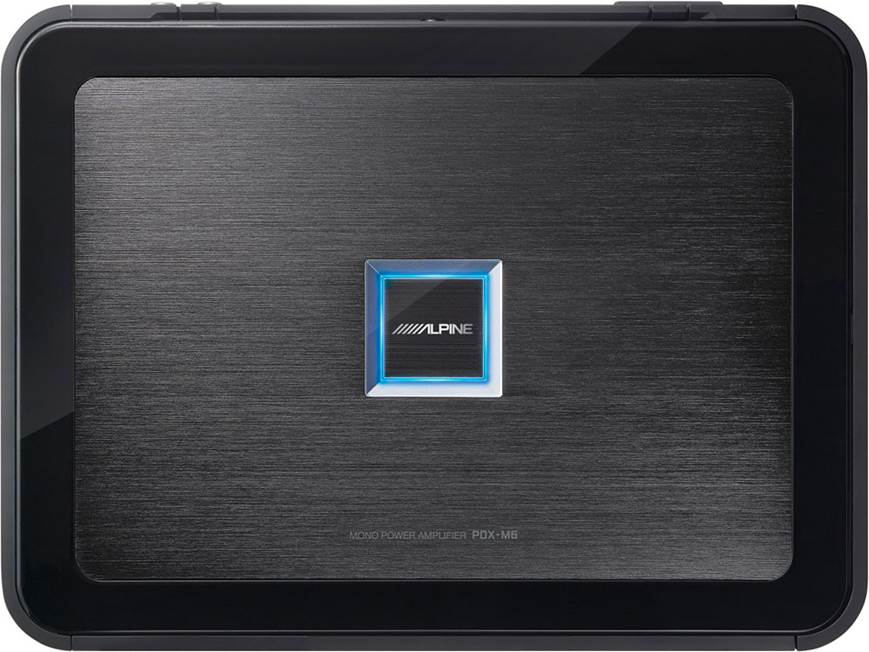 投げ売りラスト1つALPINE PDX-M6 パワーアンプ Alpine PDX-M6 Mono sub amplifier — 600 watts RMS x 1 at 2 ohms at