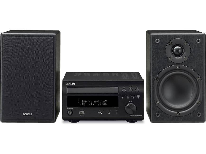 Denon D-M38 CD/AM/FM micro desktop stereo system at Crutchfield Canada