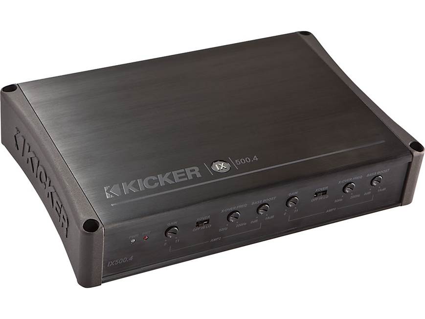KICKER IX500.4 パワーアンプ Kicker IX500.4 4-channel car amplifier — 75 watts RMS x 4 at