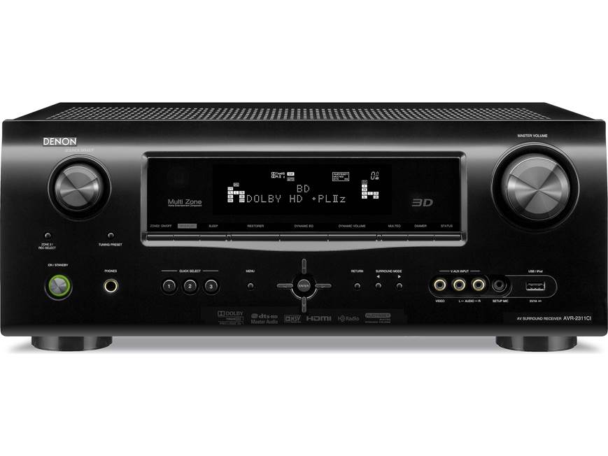 Denon AVR-2311CI Home theatre receiver with 3D-ready HDMI