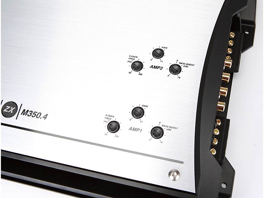 Kicker ZXM350.4 Marine amplifier — 60 watts RMS x 4 at Crutchfield