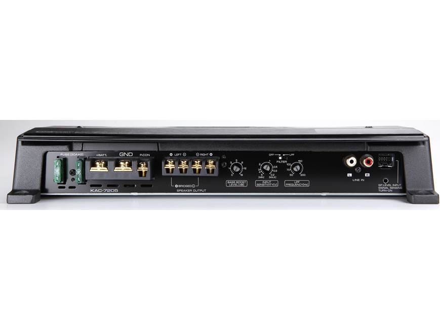 Kenwood KAC-7205 2-channel car amplifier — 170 watts RMS x 2 (New