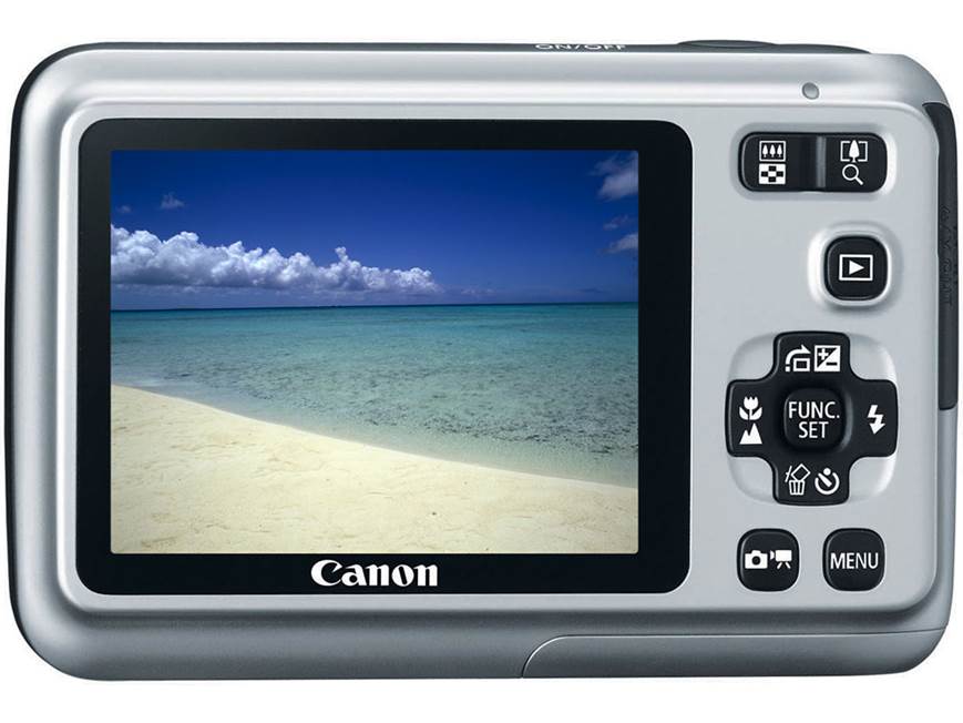 Canon PowerShot A495 (Silver) 10-megapixel digital camera with 3.3