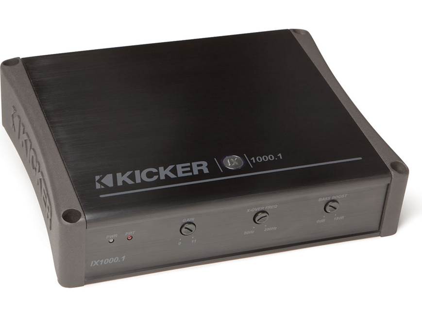 カーオーディオ kicker IX1000 Kicker IX1000.1 Mono subwoofer amplifier — 1,000 watts RMS x 1 at
