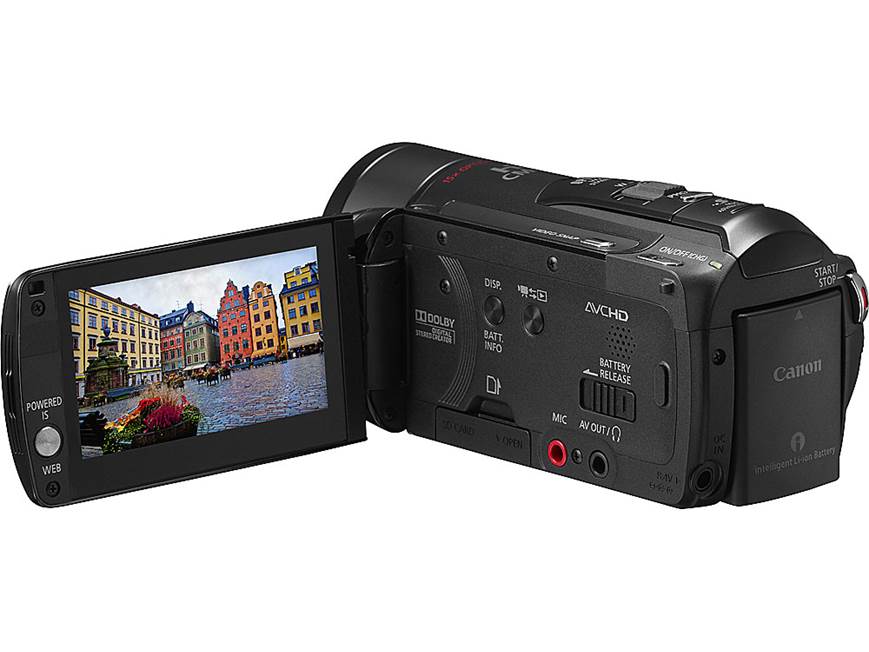 Canon VIXIA HF M30 HD camcorder with 8GB flash memory and 2-11/16