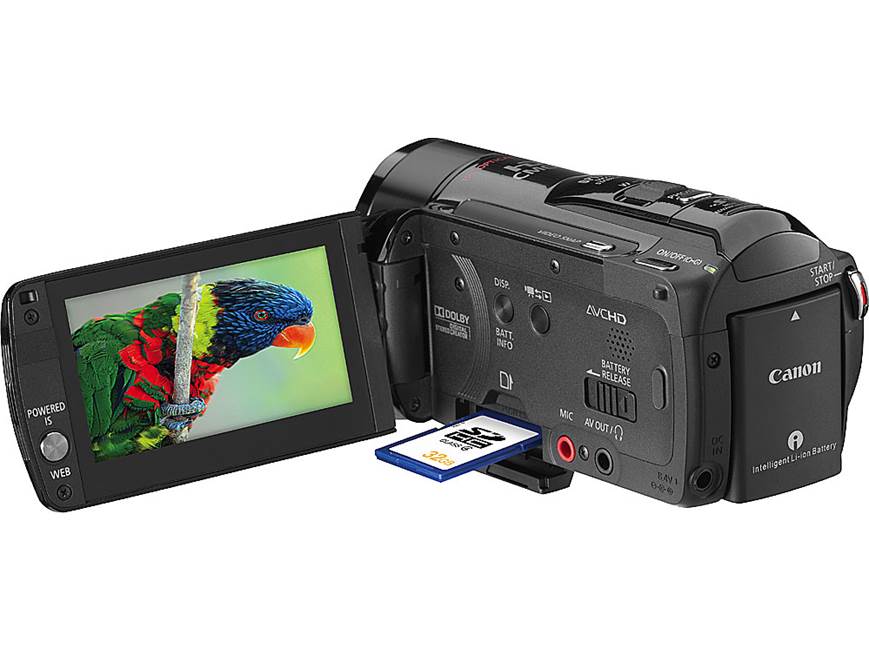 Canon VIXIA HF M31 HD camcorder with 32GB flash memory and 2-11/16
