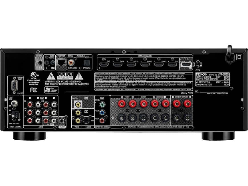 Denon AVR-2112CI Home theatre receiver with 3D-ready HDMI