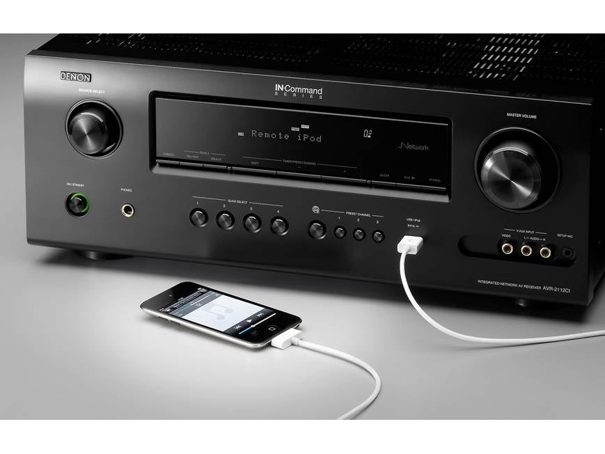Denon AVR-2112CI Home theatre receiver with 3D-ready HDMI