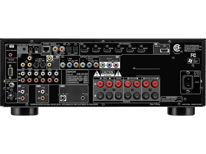 Denon AVR-2312CI 7.2-channel home theatre receiver with Apple