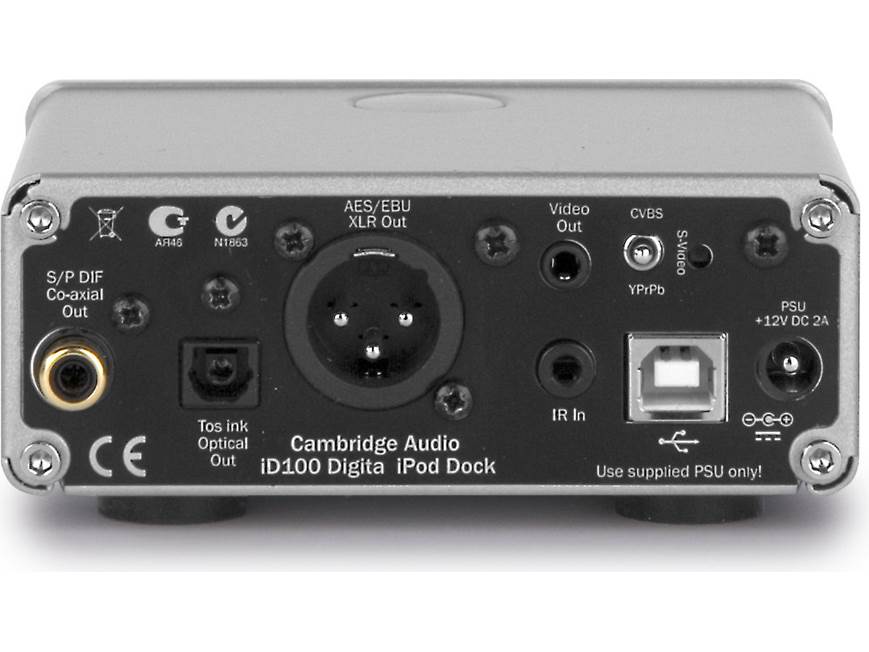 Cambridge Audio ID100 (Black) Digital audio output iPod®/iPhone