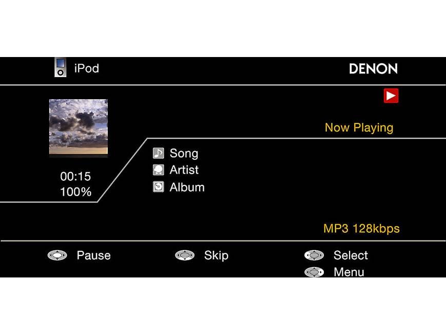 Denon AVR-1912 Home theatre receiver with 3D-ready HDMI switching