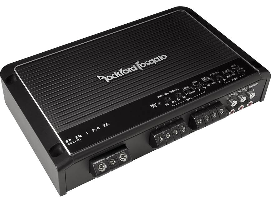 Rockford Fosgate Prime R600-4D 4-channel car amplifier — 100 watts