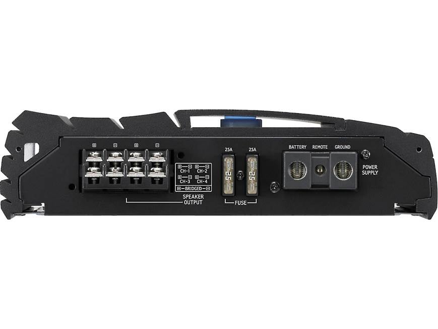 Alpine MRX-F30 4-channel car amplifier — 50 watts RMS x 4 at