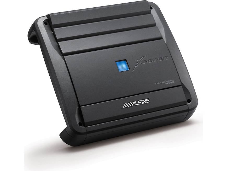Alpine MRX-M50 Mono subwoofer amplifier — 500 watts RMS x 1 at 2