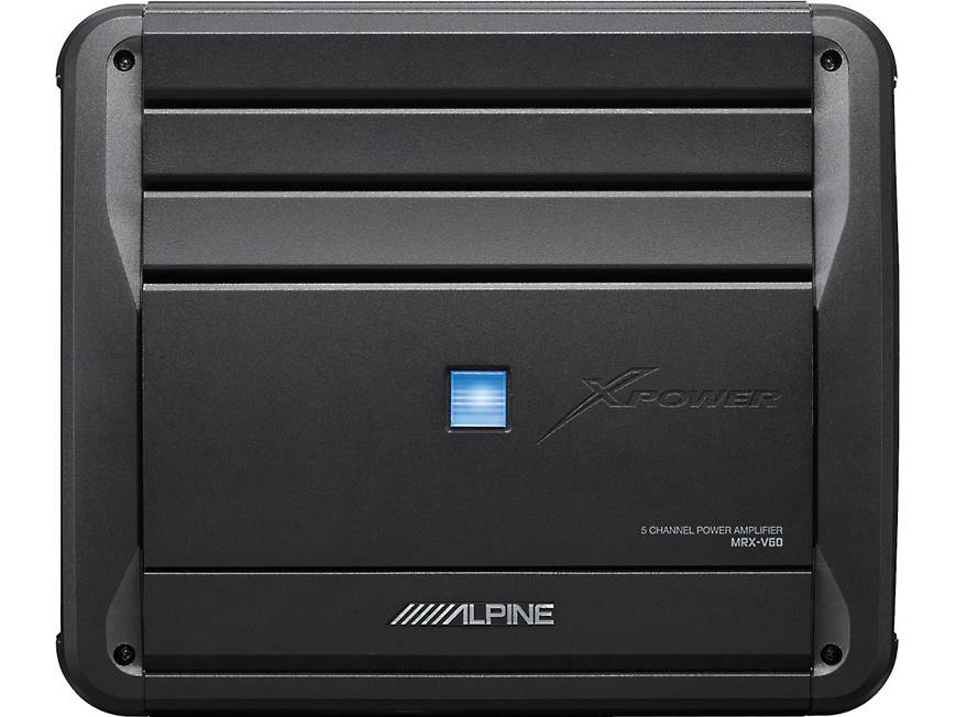 Alpine MRX-V60 5-channel car amplifier — 50 watts RMS x 4 at 4