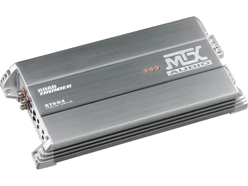 MTX Road Thunder RT604 4-channel car amplifier — 60 watts RMS x 4