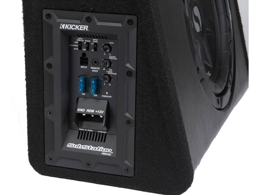 Kicker 11PES10C Sealed powered subwoofer with 10