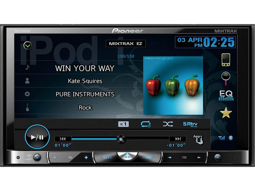 Pioneer AVH-P8400BH DVD receiver at Crutchfield Canada