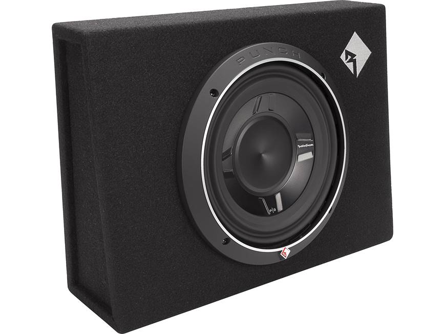 Rockford Fosgate Punch P3S-1X10 Sealed truck-style enclosure with 