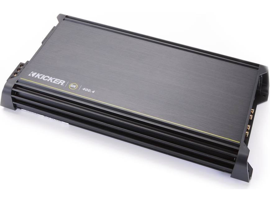 Kicker 11DX400.4 4-channel car amplifier — 50 watts RMS x 4 at