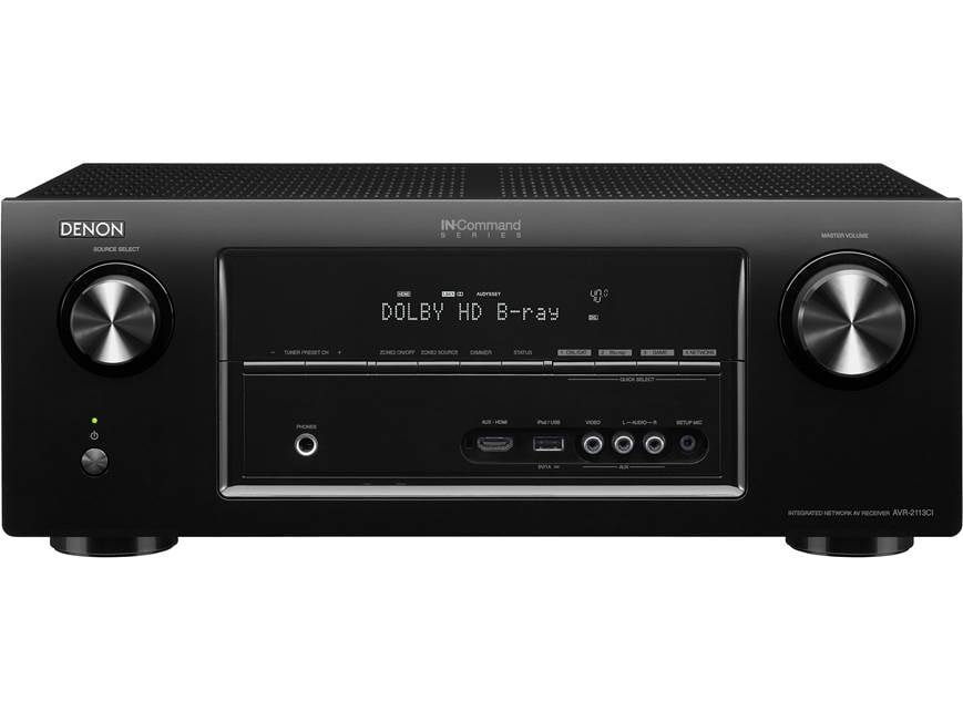 Denon AVR-2113CI 7.1-channel home theatre receiver with Apple