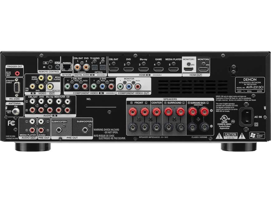 Denon AVR-2313CI 7.2-channel home theatre receiver with Apple