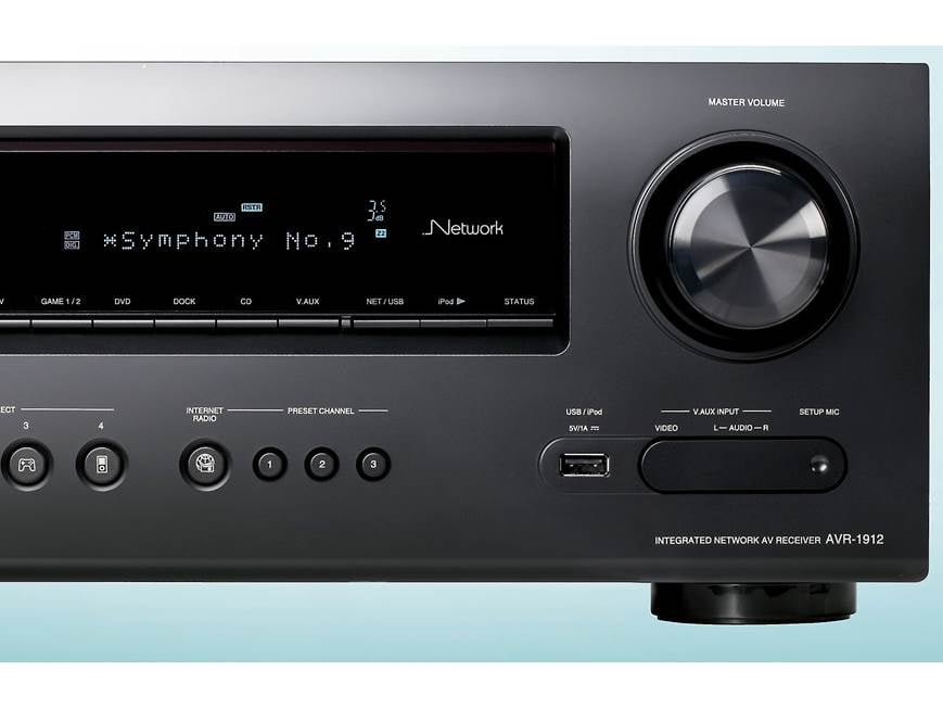 アンプ DENON AVR 1912 Denon AVR-1912 Home theatre receiver with 3D-ready HDMI switching