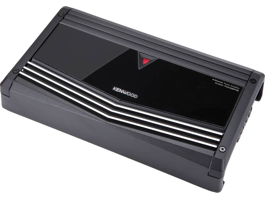 Kenwood KAC-7005PS 5-channel car amplifier — 40 watts RMS x 4 at 4