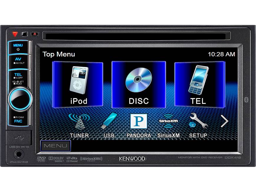 車のパーツ KENWOOD DDX419 Kenwood DDX419 DVD receiver (New stock) at Crutchfield Canada
