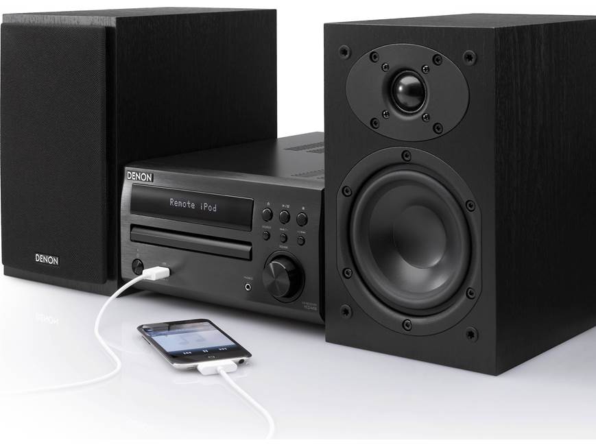 Denon D-M39S CD/FM micro desktop stereo system at Crutchfield Canada