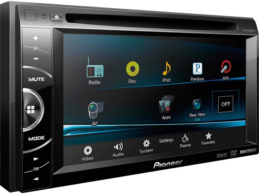 Pioneer AVH-X1500DVD DVD receiver at Crutchfield Canada