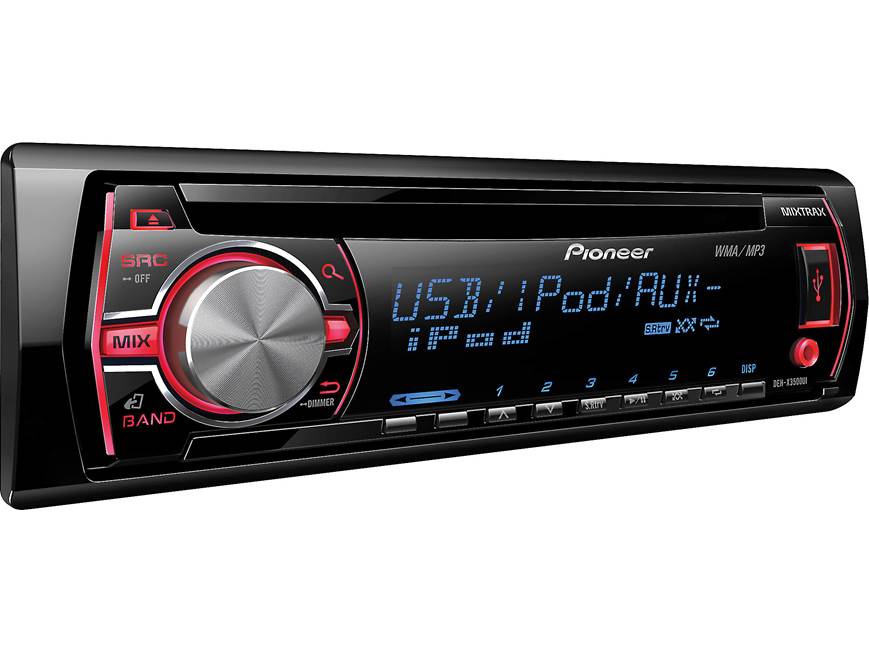 Pioneer DEH-X3500UI CD receiver at Crutchfield Canada