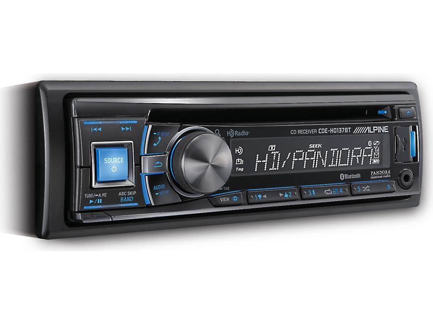 Alpine CDE-HD137BT CD receiver at Crutchfield Canada