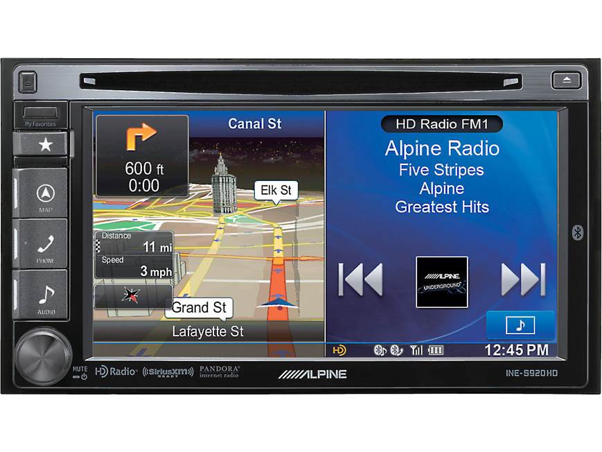 Alpine INE-S920HD Navigation receiver at Crutchfield Canada